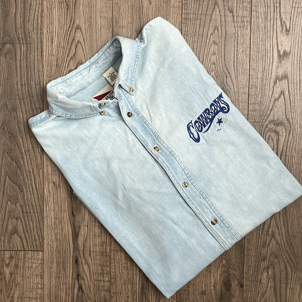 Vintage Pro Elite Dallas Cowboys Jean shirt
